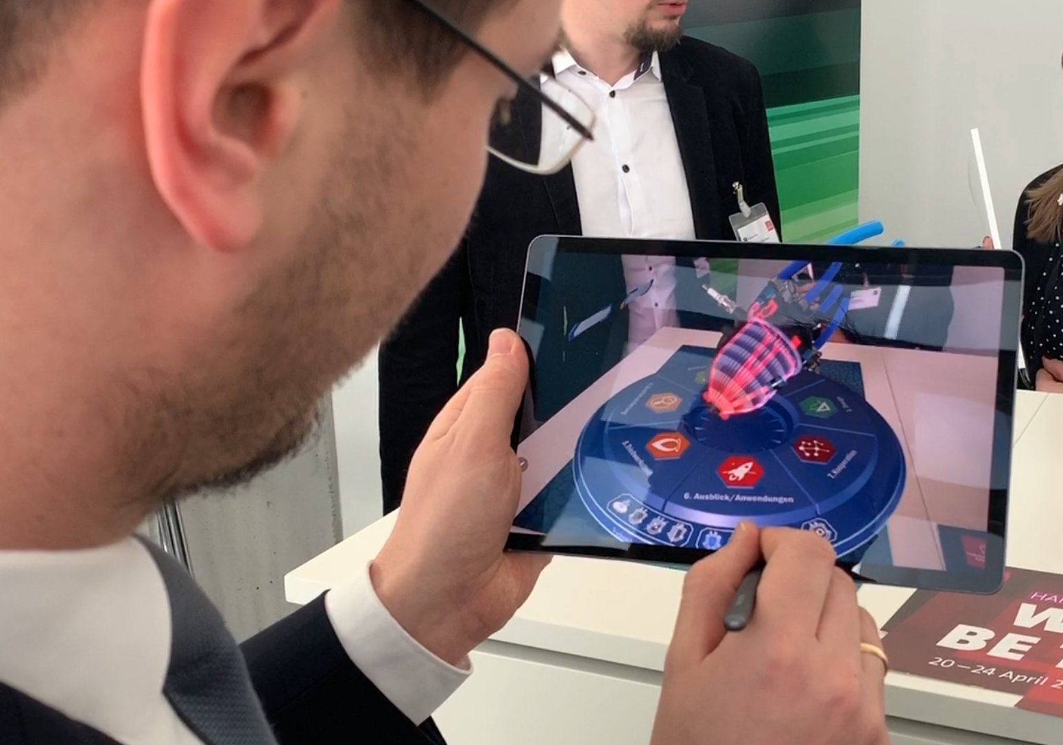 Fraunhofer IWS – Aerospike AR-Anwendung im Einsatz auf der Hannover Messe 2020